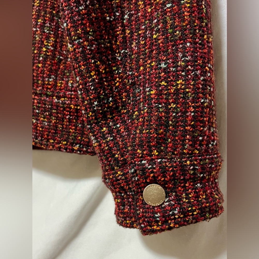 Liverpool Los Angeles Collarless Zip Up Tweed Jacket Office Casual Colorful Chic - Picture 13 of 16